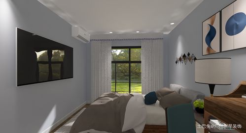 90㎡三居室装修效果案例 不同质感肌理的共奏